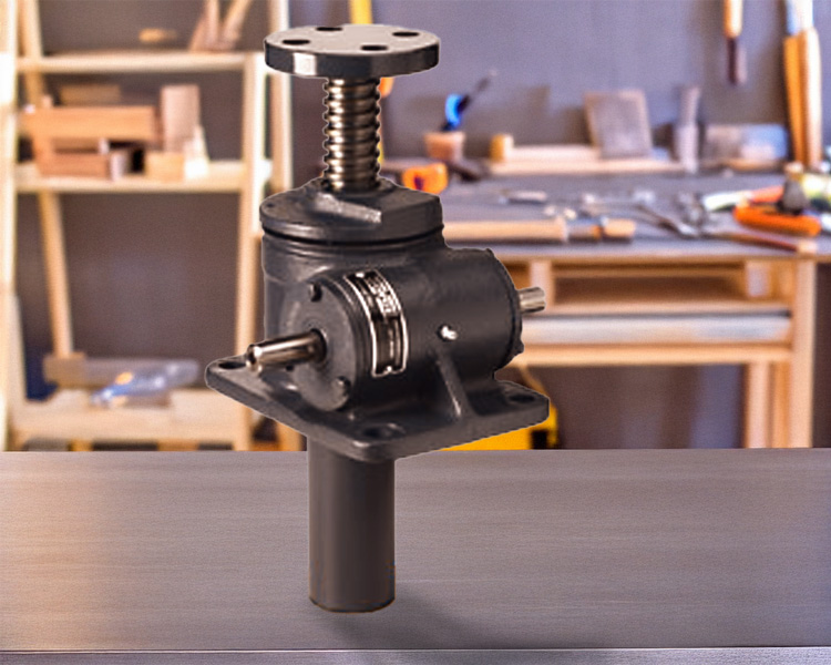 Joyce screw jacks and actuators in a warehouse, ready for shipping